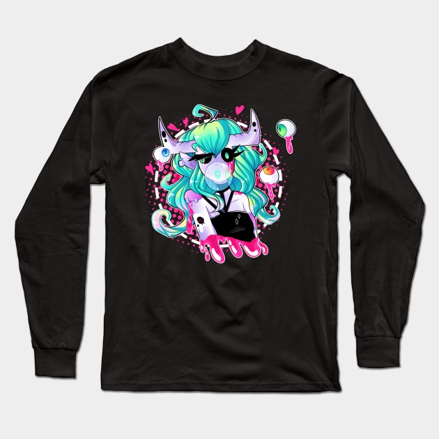 Eye pop bubblegum Long Sleeve T-Shirt by Yukipyro